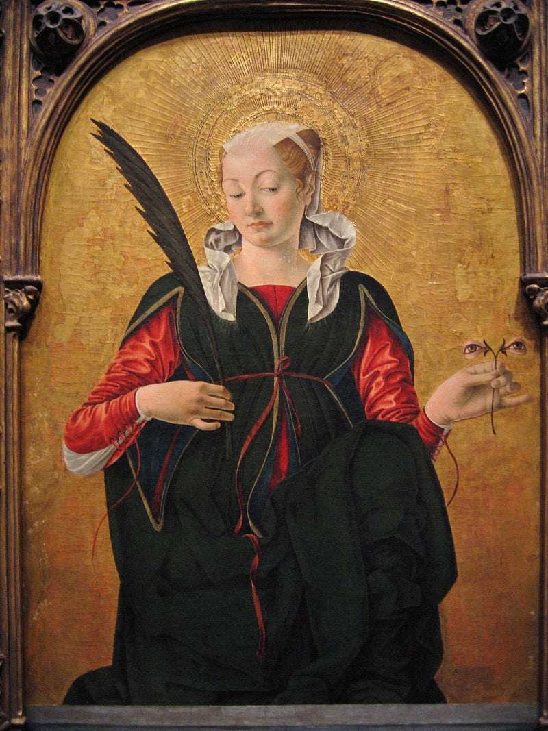 Santa Luzia, de Francesco del Cossa, por volta de 1473
