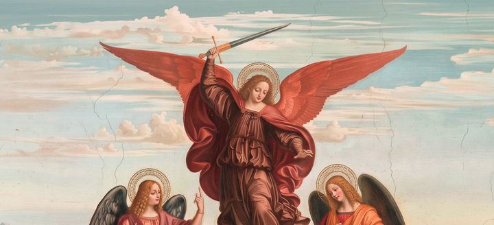 Pintura do mês de setembro: São Miguel e os santos arcanjos, 29 de setembro